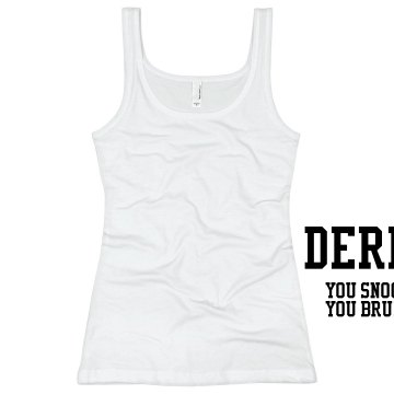 Derby Snooze You Bruise Junior Fit Basic Bella 2x1 Rib Tank Top