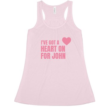 Heart On for John Junior Fit Bella Sheer Longer Length Rib Tank Top