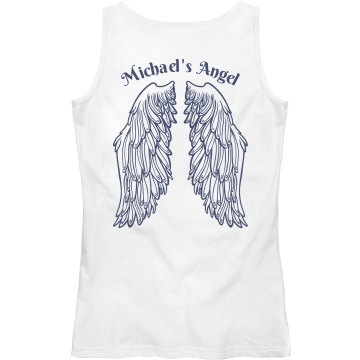 Michael's Angel Junior Fit Bella Sheer Longer Length Rib Tank Top