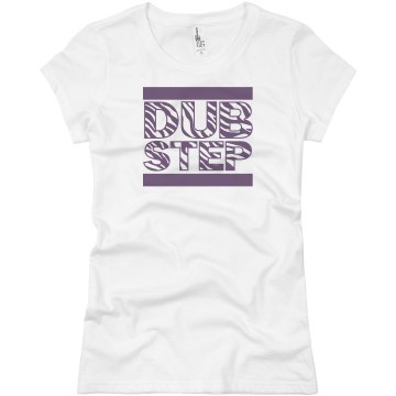 Zebra Dubstep Junior Fit Basic Bella Favorite Tee