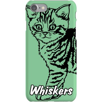 Kitty Cat iPhone Case Plastic iPhone 5 Case Black
