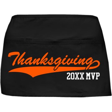 Thanksgiving Team Apron Port Authority Waist Apron with Pockets