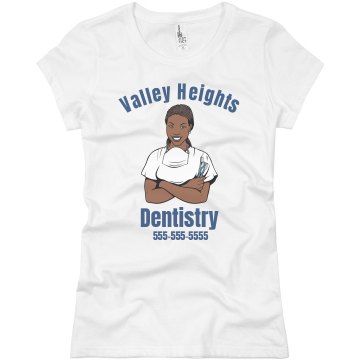 Valley Heights Dentistry Junior Fit Basic Bella Favorite Tee