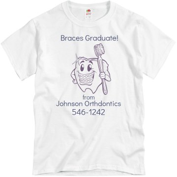 Johnson Orthodontics Unisex Basic Gildan Heavy Cotton Crew Neck Tee