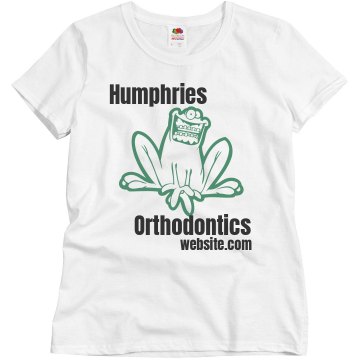 Humphries Orthodontics Misses Relaxed Fit Basic Gildan Ultra Cotton Tee