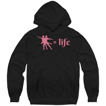 Dance Equals Life Hoodie Unisex Gildan Heavy Blend Hoodie