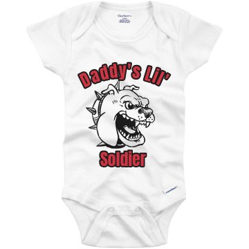 Daddy's Lil Marine Infant Gerber Onesies