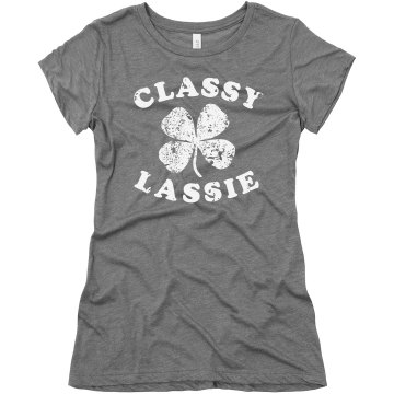 A Sassy Classy Lassie Junior Fit Bella Triblend Tee