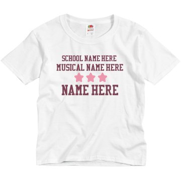 school musical Youth Bella Girl Sheer 2-in-1 Baby Jersey Tee