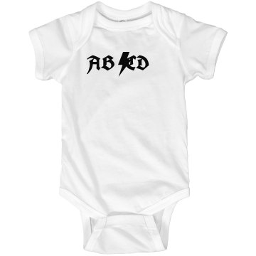 AB CD Baby Rock Infant Rabbit Skins Lap Shoulder Creeper