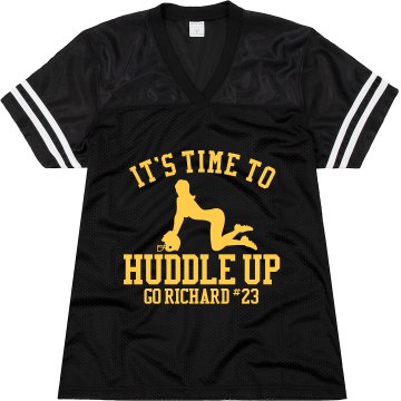 Huddle Up Football Girl Junior Fit Augusta Replica Football Jersey