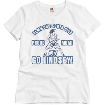 Proud Basketball Mom Misses Relaxed Fit Basic Gildan Ultra Cotton Tee