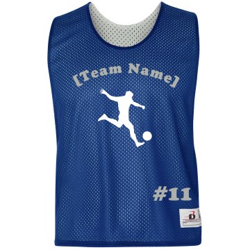 Custom Team Name  Badger Sport Lacrosse Reversible Practice Pinnie
