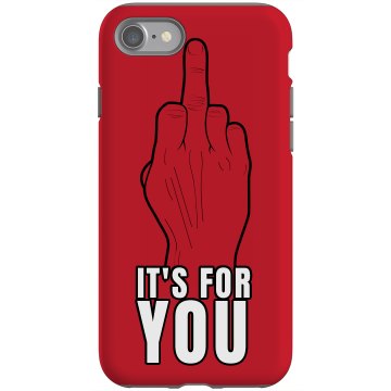 It's For You Rubber iPhone 4 & 4S Case Black