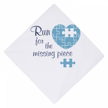 Run For A Missing Piece Dog Bandana