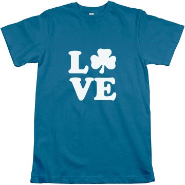 Irish Love Misses Relaxed Anvil Organic Tee