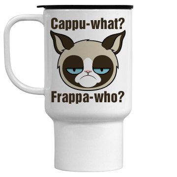 Grumpy Cat's Fancy Coffee 15oz Travel Mug