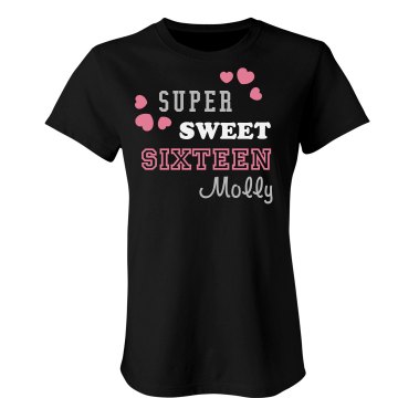 Super Sweet 16 Junior Fit Bella Sheer Longer Length Rib Tee