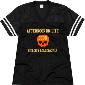 Roller Derby Jersey Junior Fit Soffe Mesh Football Jersey