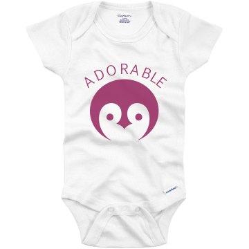 Adorable Penguin Tee Infant Bella Baby Long Sleeve Thermal Creeper