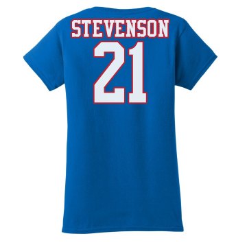 Baseball Fan w/ Back Misses Relaxed Fit Gildan Heavy Cotton Tee