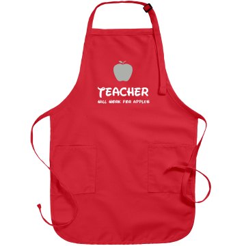 Will Work For Apples Port Authority Adjustable Full Length Apron