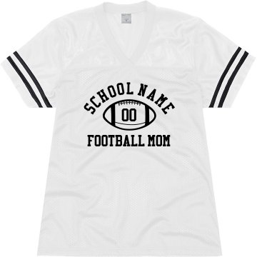 Football Mom Template Junior Fit Soffe Mesh Football Jersey