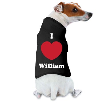 I Love My Owner Doggie Skins Dog Ringer Tee