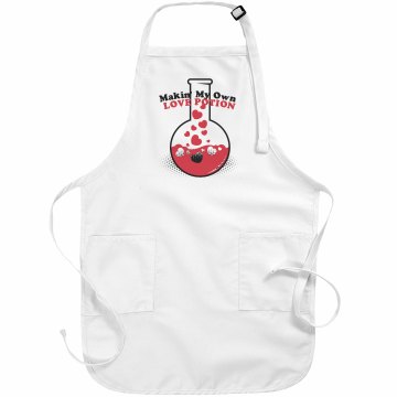 Love Potion Apron Basic White Apron