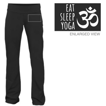 Eat Sleep Yoga Junior Fit Bella Fitness Pants