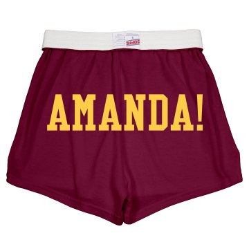 Cheer Captain Amanda Junior Fit Bella Fitness Shorts