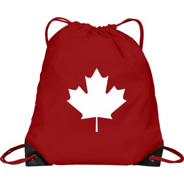 Canada Pride Port & Company Drawstring Cinch Bag