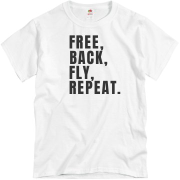 USA Swim Tee Unisex Basic Gildan Heavy Cotton Crew Neck Tee