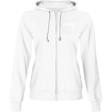 Workout Hoodie w/Back Junior Fit Bella Fleece Raglan Zip Hoodie