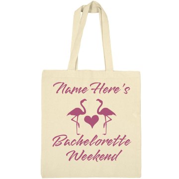 Bachelorette Weekend Liberty Bags Canvas Bargain Tote Bag