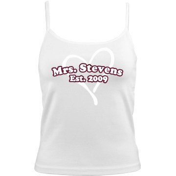 Mrs. Valentines Bella Junior Fit Camisole