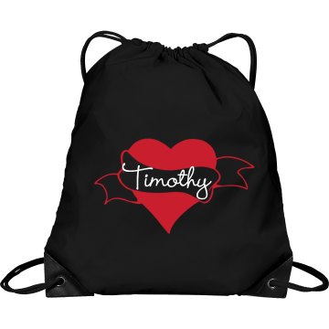 Always & Forever Bag Port & Company Drawstring Cinch Bag