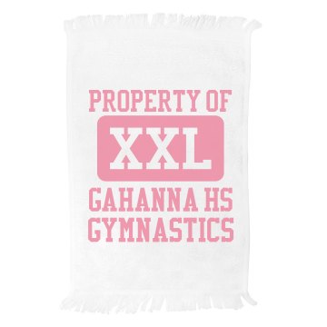 Gymnastics Spirit Towel Fringed Spirit Towel