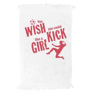 Soccer Spirit Towel Fringed Spirit Towel