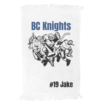 Hockey Spirit Towel Fringed Spirit Towel