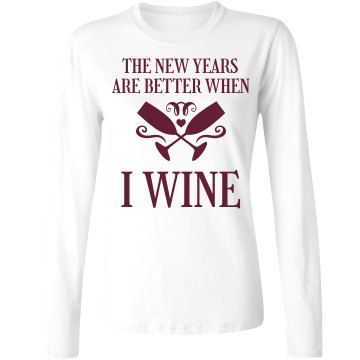 The New Years Are... Junior Fit Bella Long Sleeve Thermal Tee