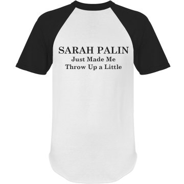 Spew On Sarah Palin Unisex Anvil Ringer Tee