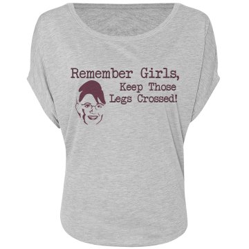 Remember Girls Junior Fit Bella Sheer Longer Length Rib V-Neck Tee 