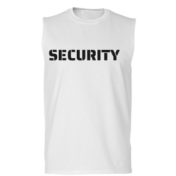 Security Sleeveless Unisex Basic Gildan Ultra Cotton Sleeveless Tee