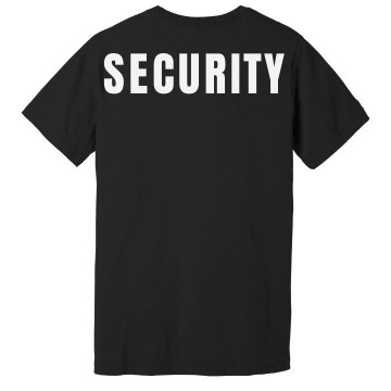 Saloon Bar Security Unisex Gildan Ultra Cotton Long Sleeve Tee