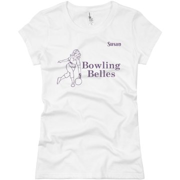 Bowling Belles Junior Fit Basic Bella Favorite Tee