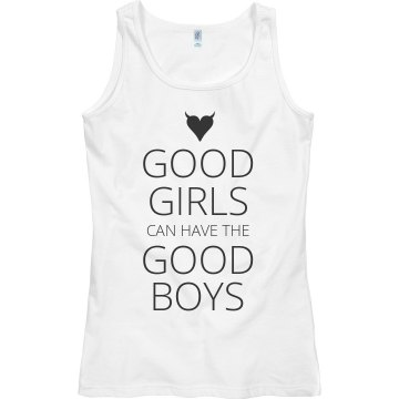 Good Girls Junior Fit Bella Sheer Longer Length Rib Tank Top