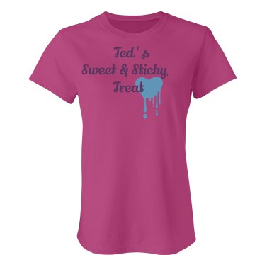 Sweet And Stick Junior Fit Bella Sheer Longer Length Rib Tee