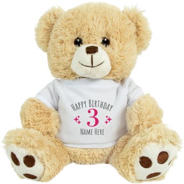 Happy Birthday Ben Medium Plush Teddy Bear