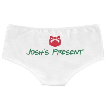 Josh's Naughty Present Bella White Basic Hotshort